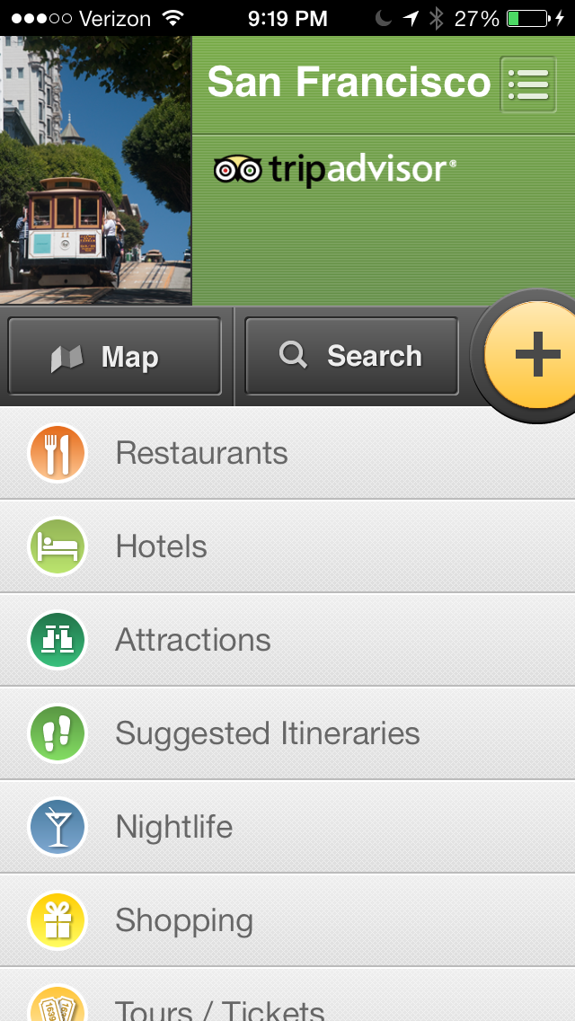 Tripadvisor travel app