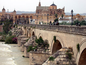 The Roman bridge in Cordoba