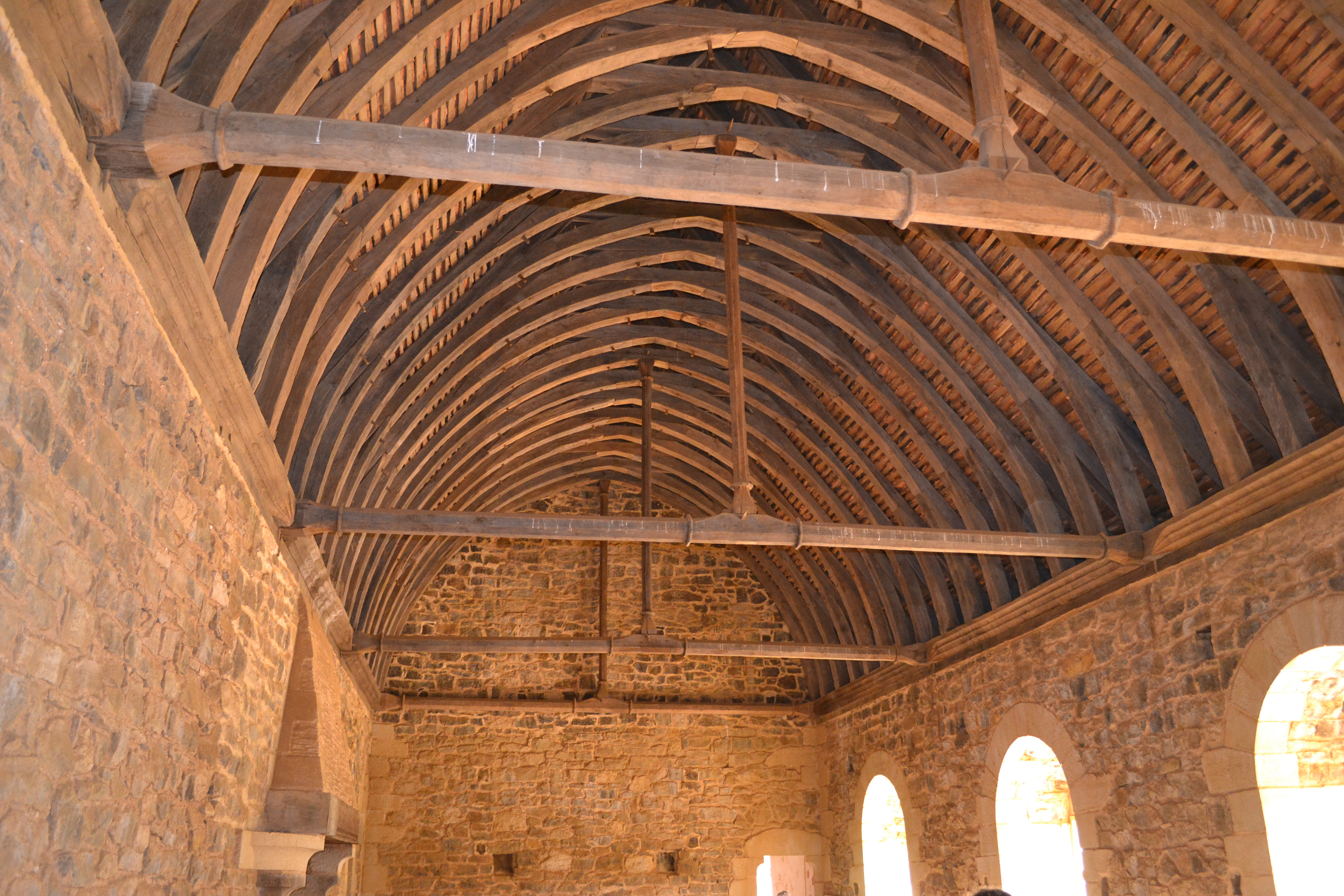 Medieval castle roof