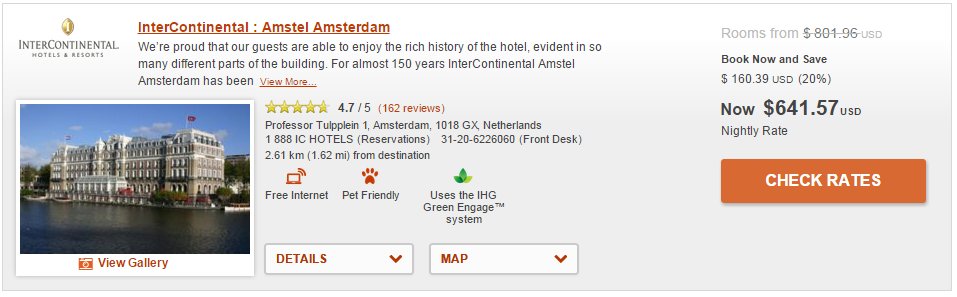 Intercontinental Amsterdam