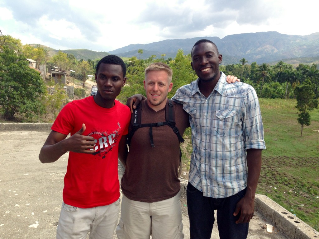 Two of my best friends from Haiti, Stanley and Pouchon