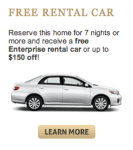 Free rental car